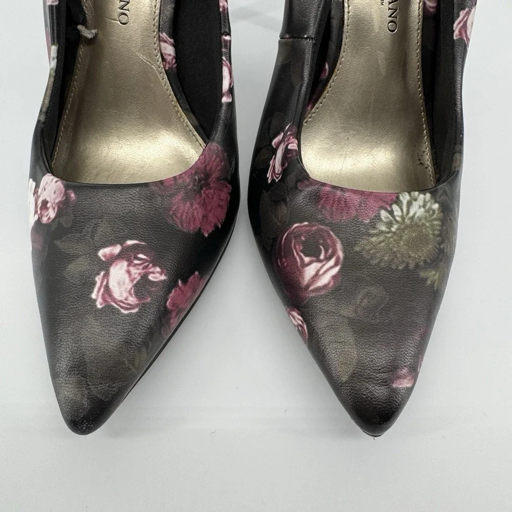 Christian Siriano Floral Heels Womens 6 Stiletto 4